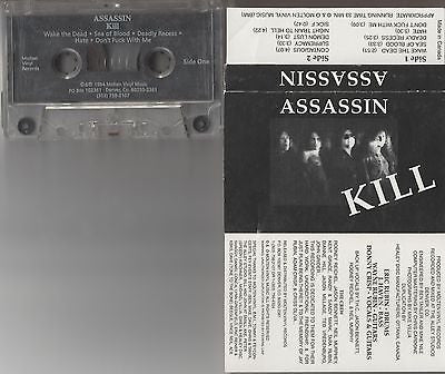 Assassin Cassette, Kill, Mega-RARE, Canada Import, Orig 1994 Molten Vinyl Music