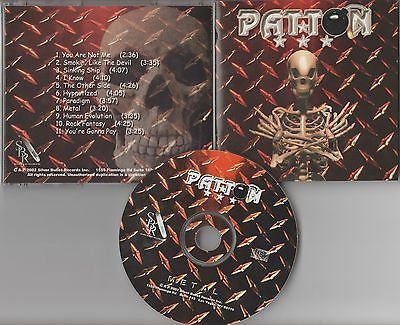 Patton CD, Metal, RARE, Original 2002 Silver Bullet Records
