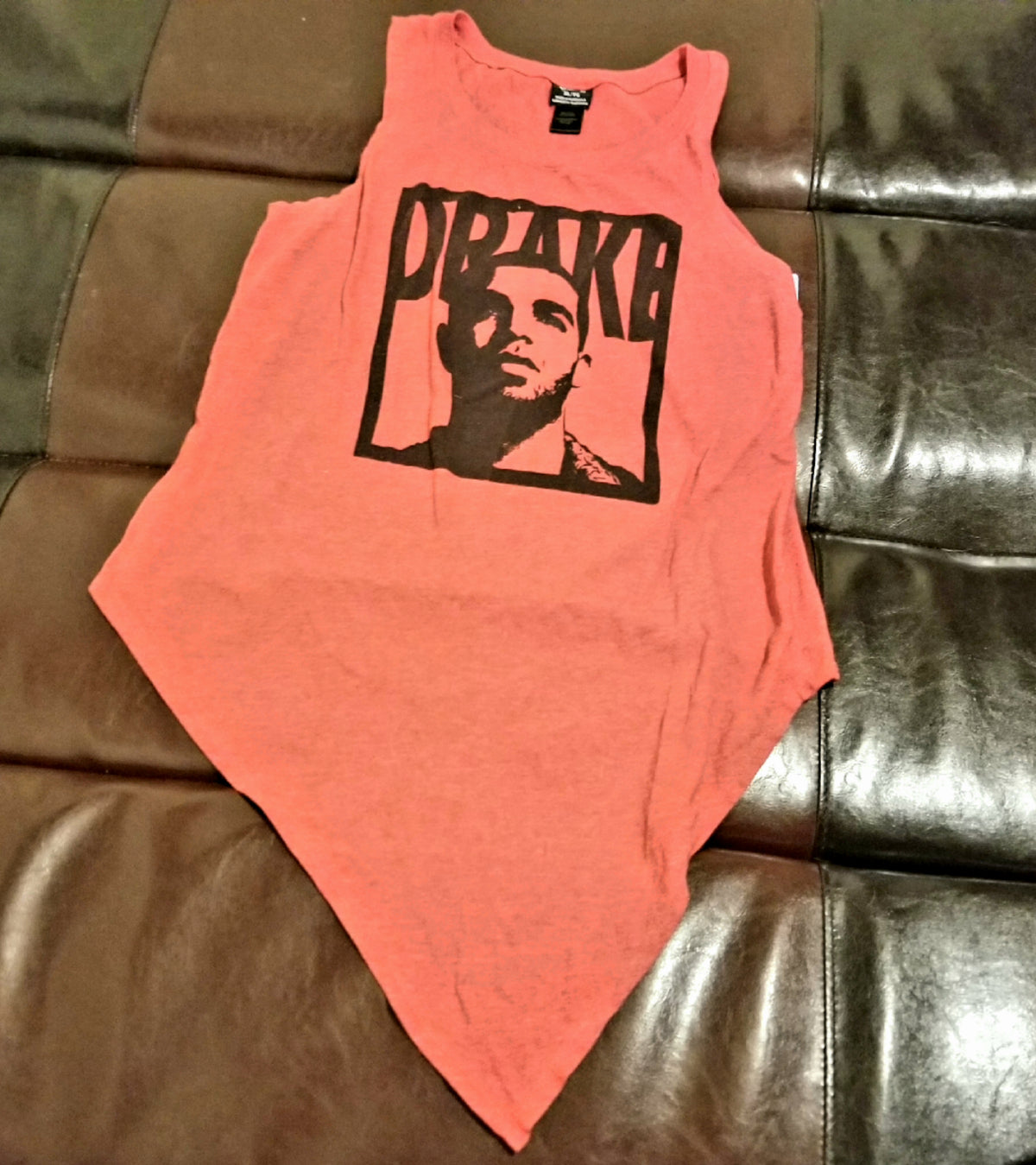 Drake Red Tank Top T-Shirt - Women's X-Large (XL) - Bravado