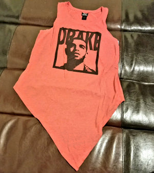 Drake Red Tank Top T-Shirt - Women's X-Large (XL) - Bravado
