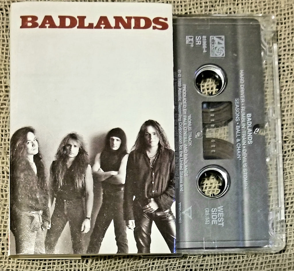 Badlands Self-Titled Cassette S/T, Same, Jake E. Lee, Ray Gillen, Eric Singer, Greg Chaisson