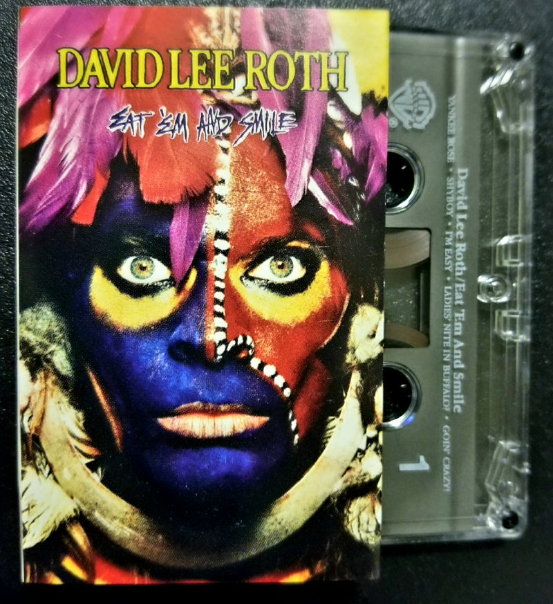 David Lee Roth Eat Em and Smile Cassette
