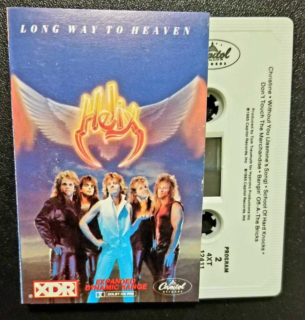 Helix Long Way to Heaven 1985 Cassette