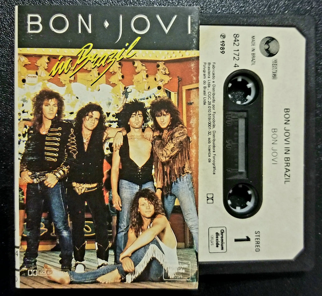 Bon Jovi in Brazil 1989 Vertigo Cassette