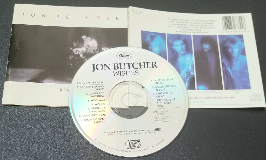 JON BUTCHER WISHES 1987 CD