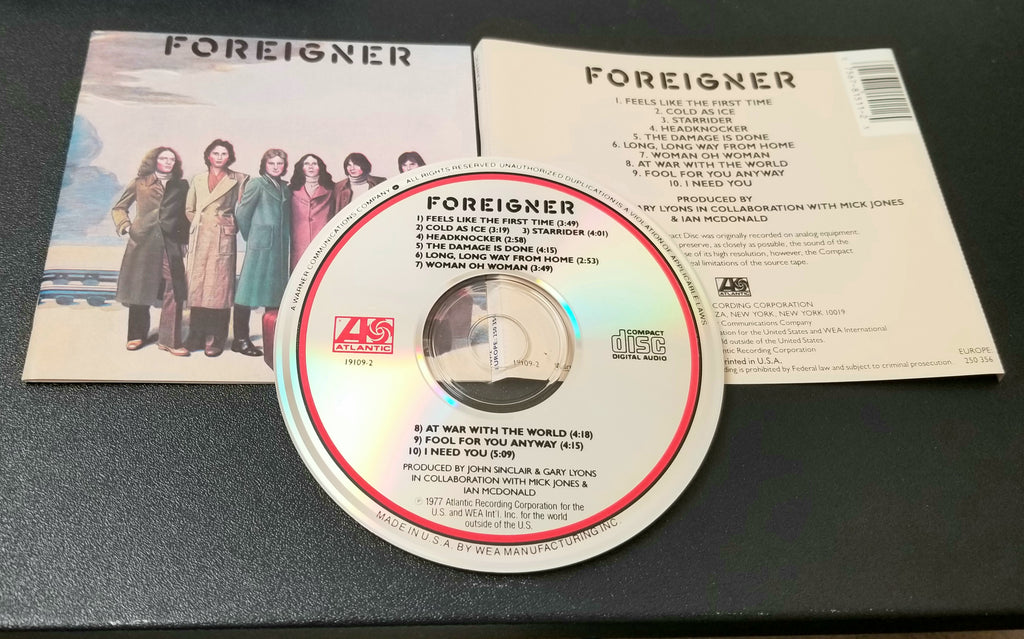 FOREIGNER SELF-TITLED, S/T, SAME CD EUROPE 250 356
