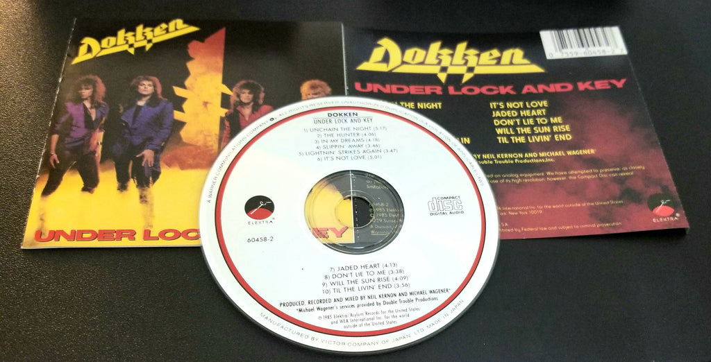 DOKKEN UNDER LOCK AND KEY 1985 CD MADE IN JAPAN