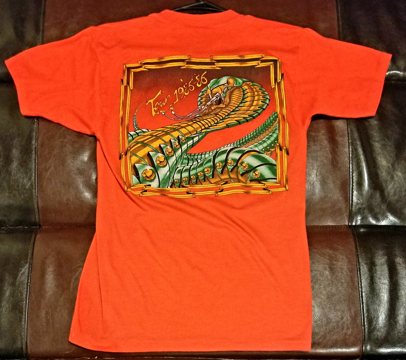 Y&T BLACK TIGER / MEAN STREAK 1985-86 Tour VINTAGE T-Shirt Men's