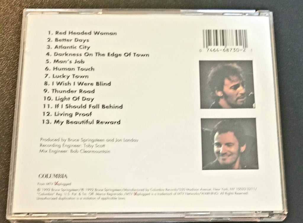 BRUCE SPRINGSTEEN IN CONCERT PLUGGED 1 CD