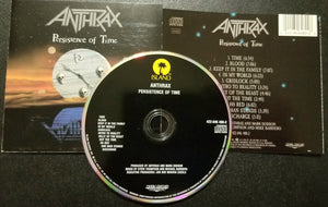 ANTHRAX PERSISTENCE OF TIME 1990 Megaforce/Island CD