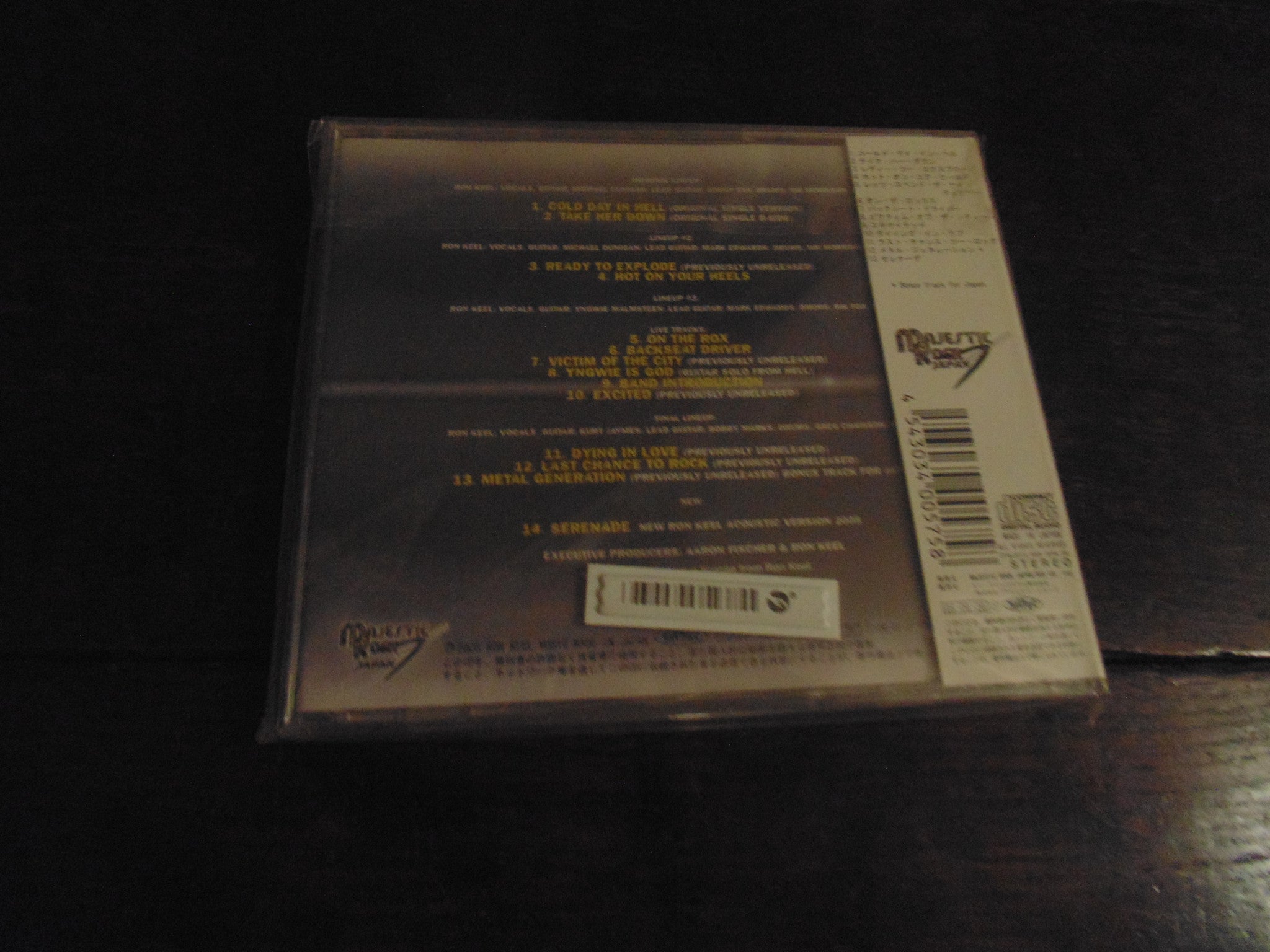 Steeler CD, Metal Generation, The Anthology, Keel, Yngwie