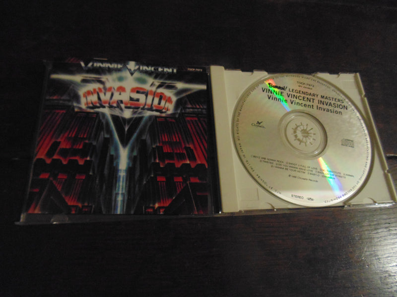 Vinnie Vincent Invasion CD, Self-titled, S/T, Same, KISS, Slaughter, Japanese Import, 1st Pressing