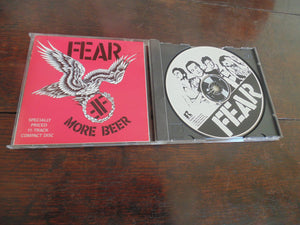 Fear CD, More Beer, RARE Restless Records Pressing