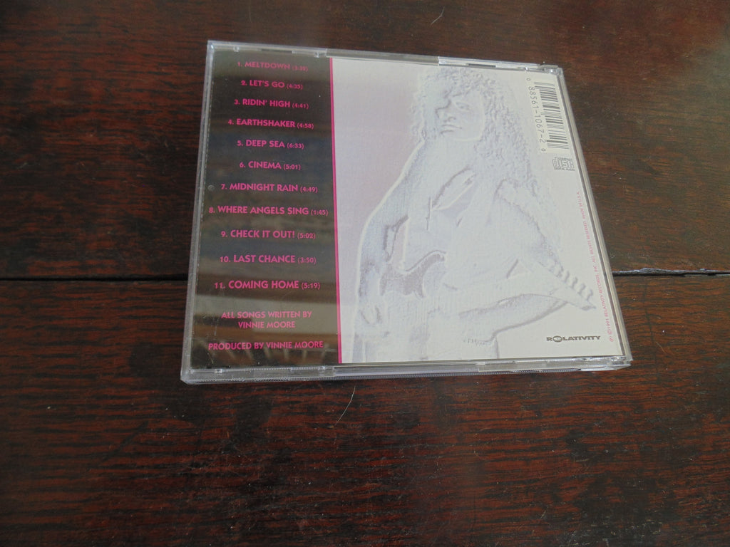 Vinnie Moore CD, Meltdown, UFO, Vicious Rumors, 1991 Relativity