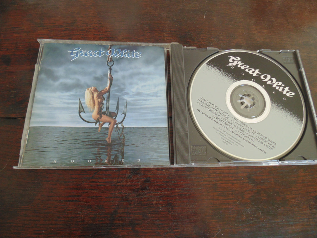 Great White CD, Hooked, Banned Cover, US Release