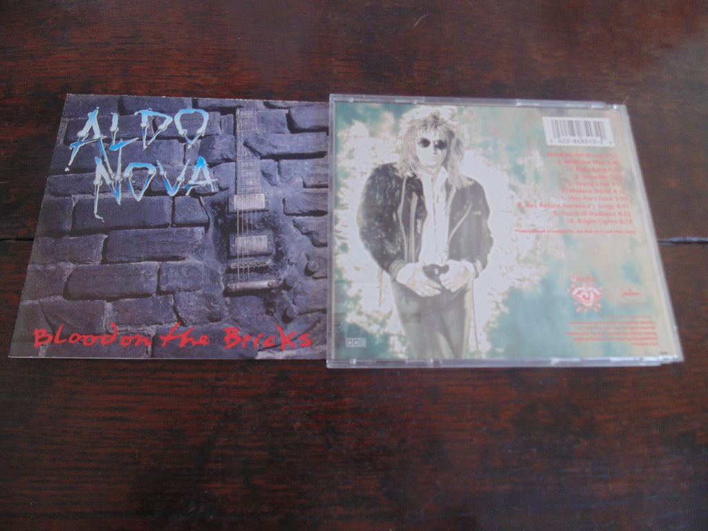 Aldo Nova CD, Blood on the Bricks, Jon Bon Jovi