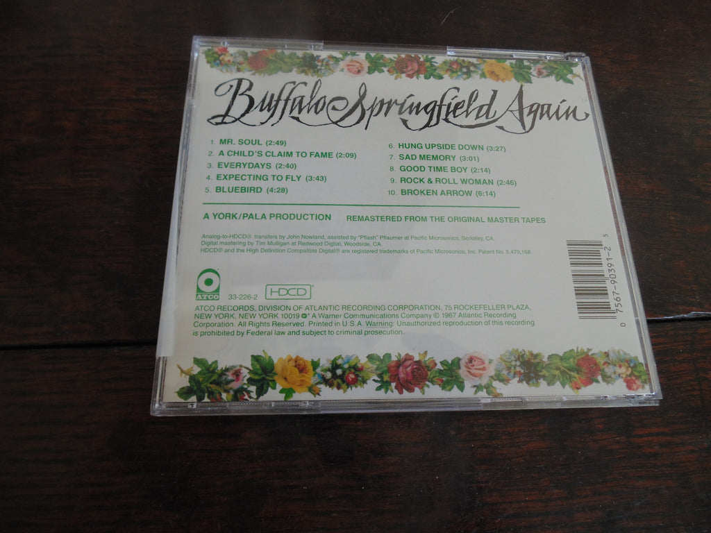 Buffalo Springfield CD, Again, Neil Young, HDCD, Remastered