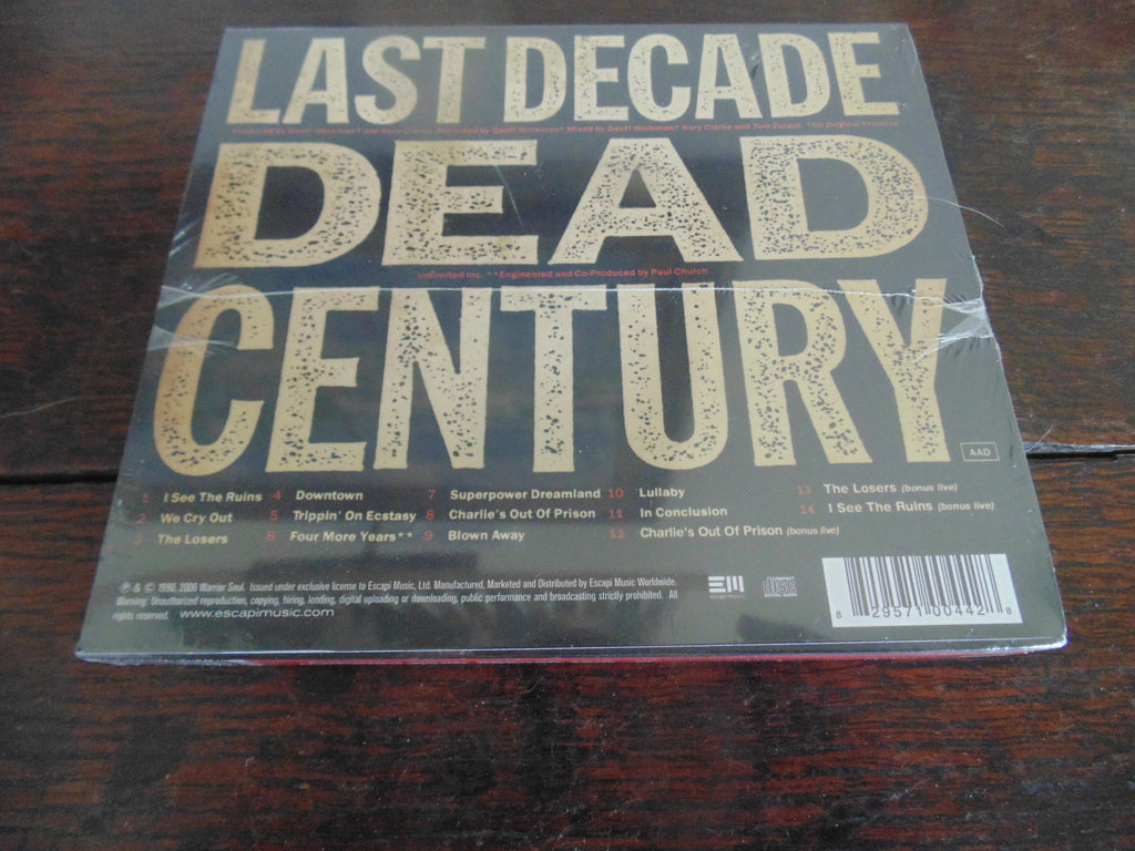 Warrior Soul CD, Last Decade Dead Century, Slipcase, Bonus Trks, Remastered