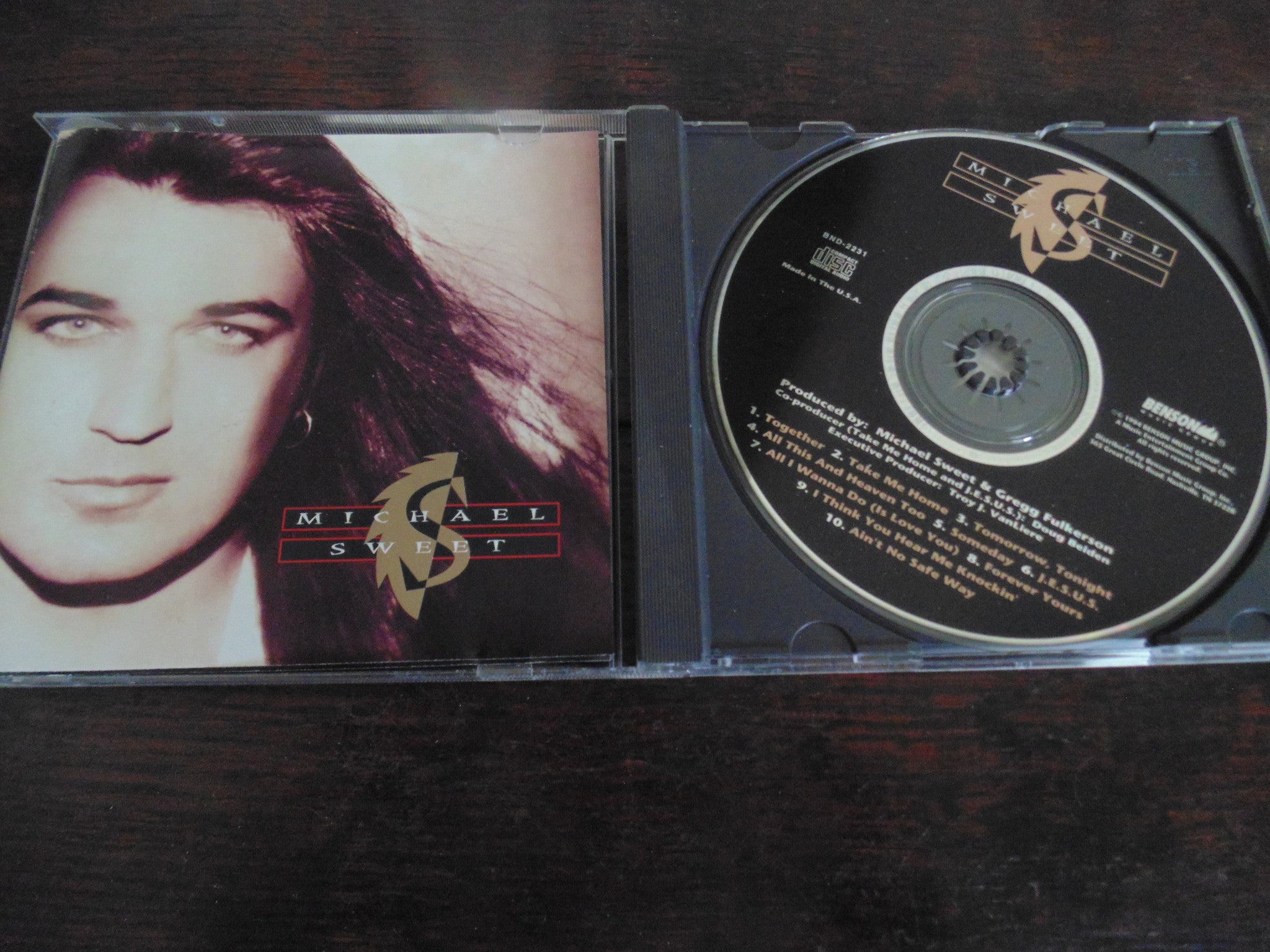 Michael Sweet CD, Self-titled, S/T, Same, 1994, Stryper – Fibits