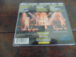 Sweet Savage CD, Archives 1984-1989, EP, Live, Joey C Jones, Dana Strum, MINT