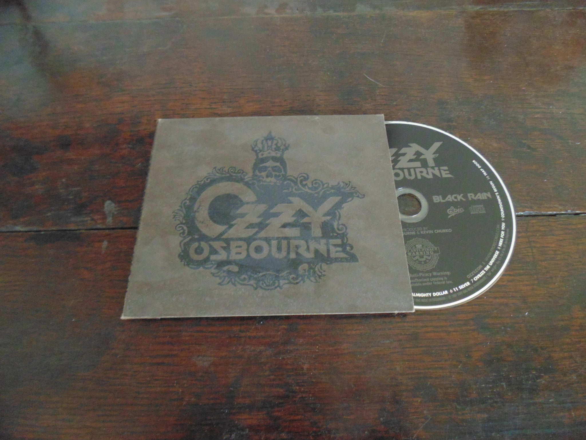 激レア インディCHOZEN (Aka Reign) CD-R盤 Ozzy Osbourne CD, Black Rain, Zakk Wylde – Fibits