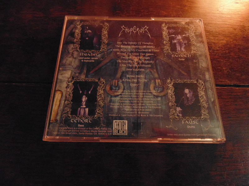 Emperor CD, In the Nightside Eclipse, Century Black 7759-2, Remastered, Bonus Tracks