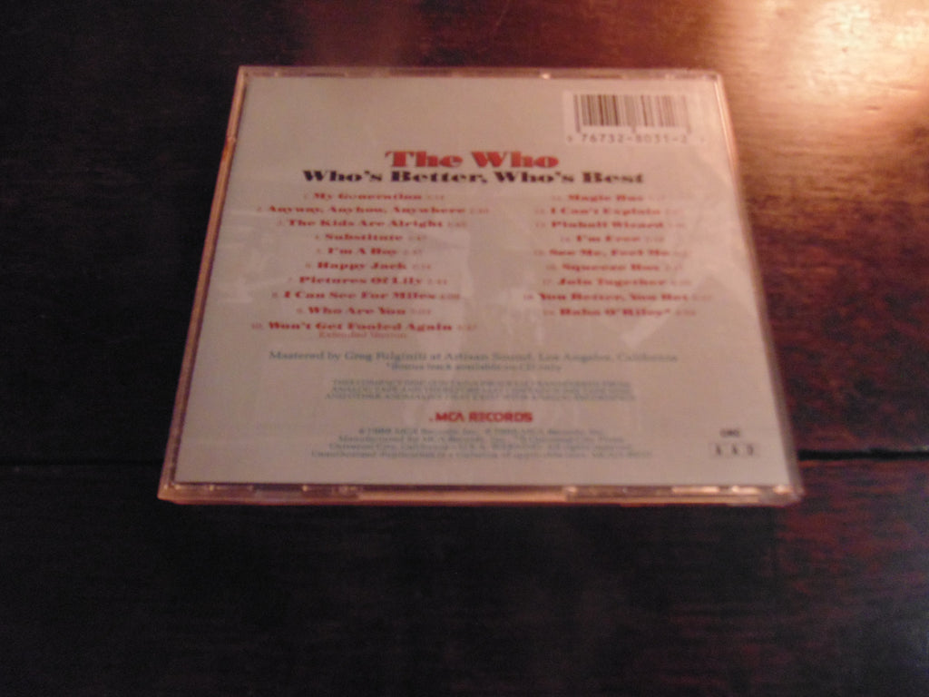 The Who CD, This is the Very Best of the Who, Greatest