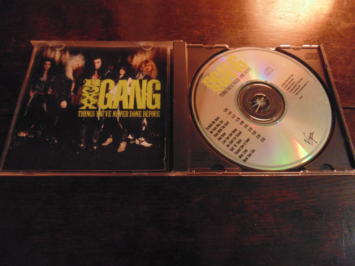 Roxx Gang CD, Things You've Never Done Before, Original Virgin Pressing