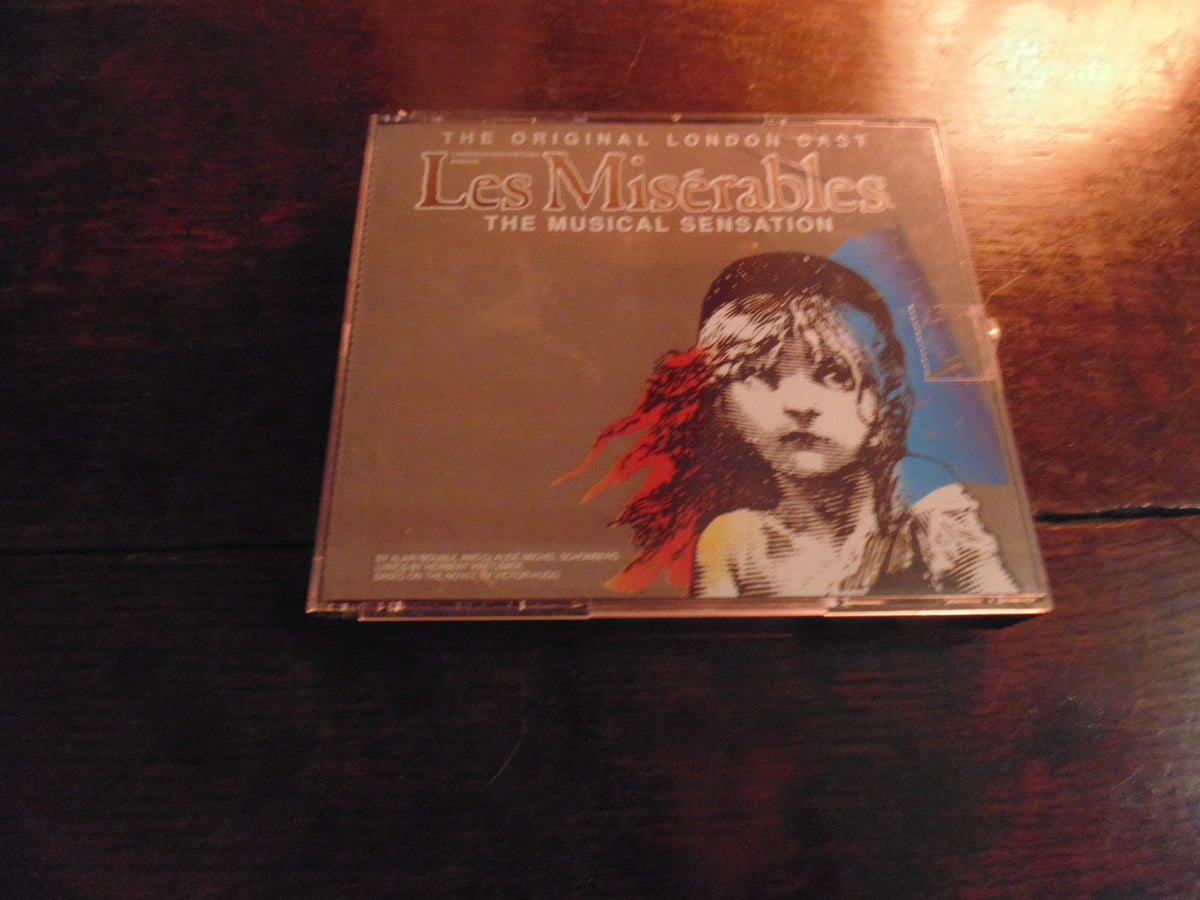 Les Miserables 2 CD, Original London Cast, Fatbox w/ Booklet