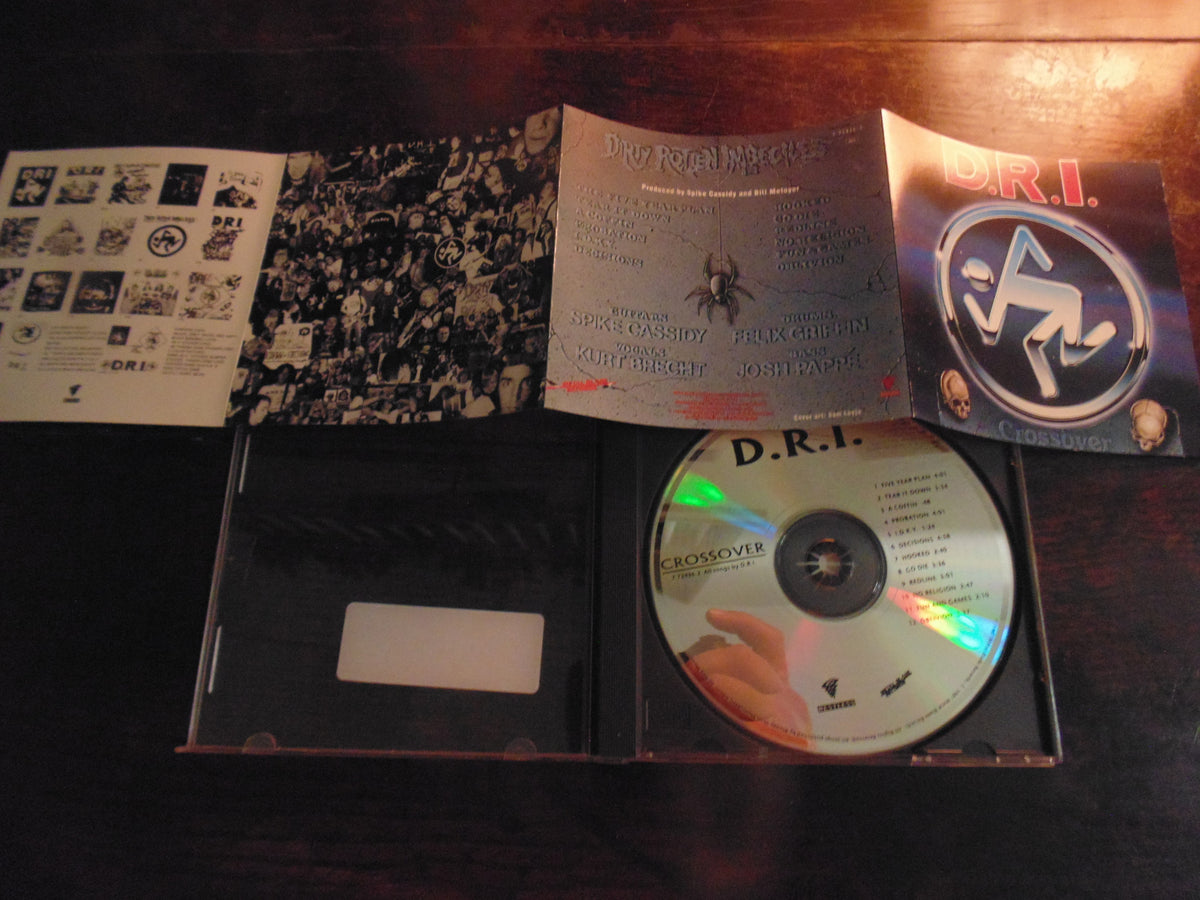 Dri Crossover Lp D.R.I. CD, DRI, Crossover, Original 1987 Metal Blade / Restless – Fibits