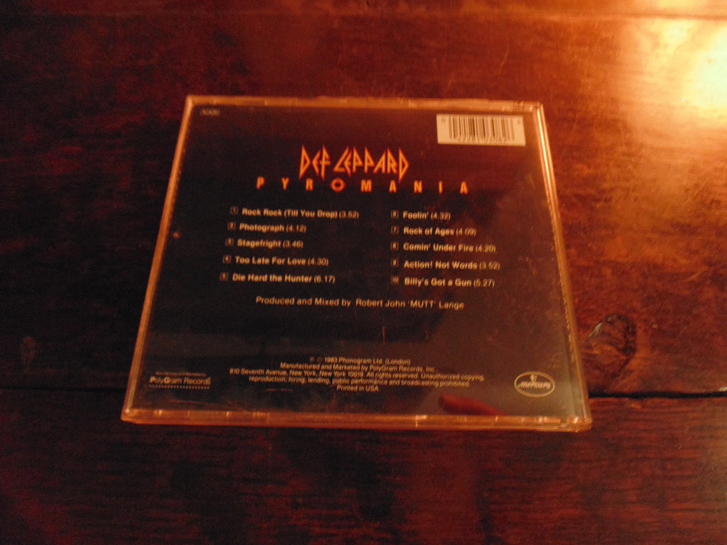 Def Leppard CD, Pyromania, 1987 Pressing, 810 308-2