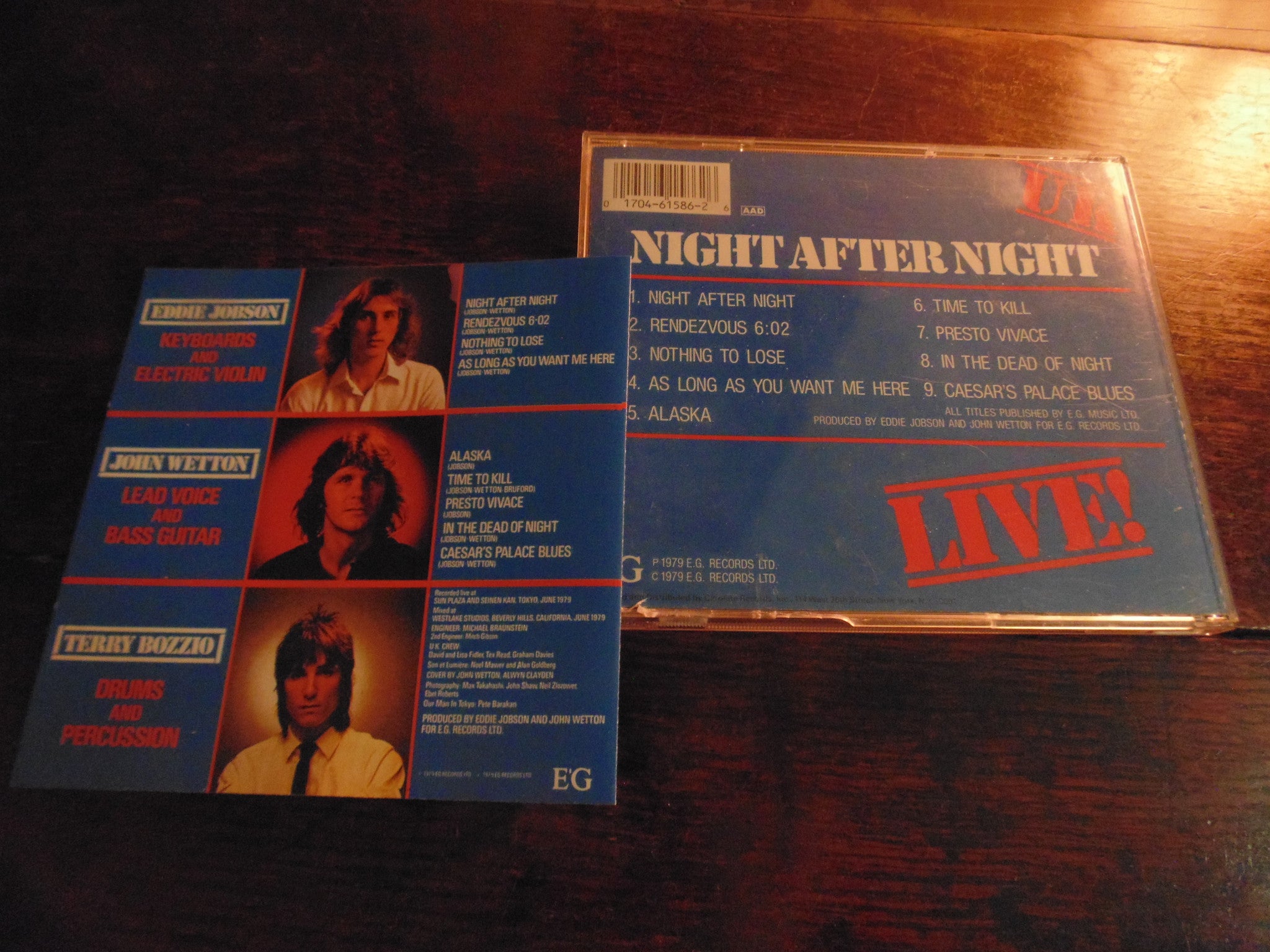 UK NIGHT AFTER NIGHT CD king crimson 【公式通販】