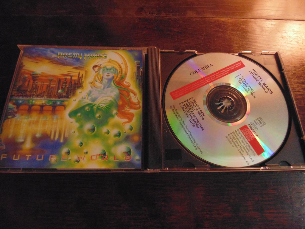 Pretty Maids CD, Future World, Columbia Records, Original Pressing