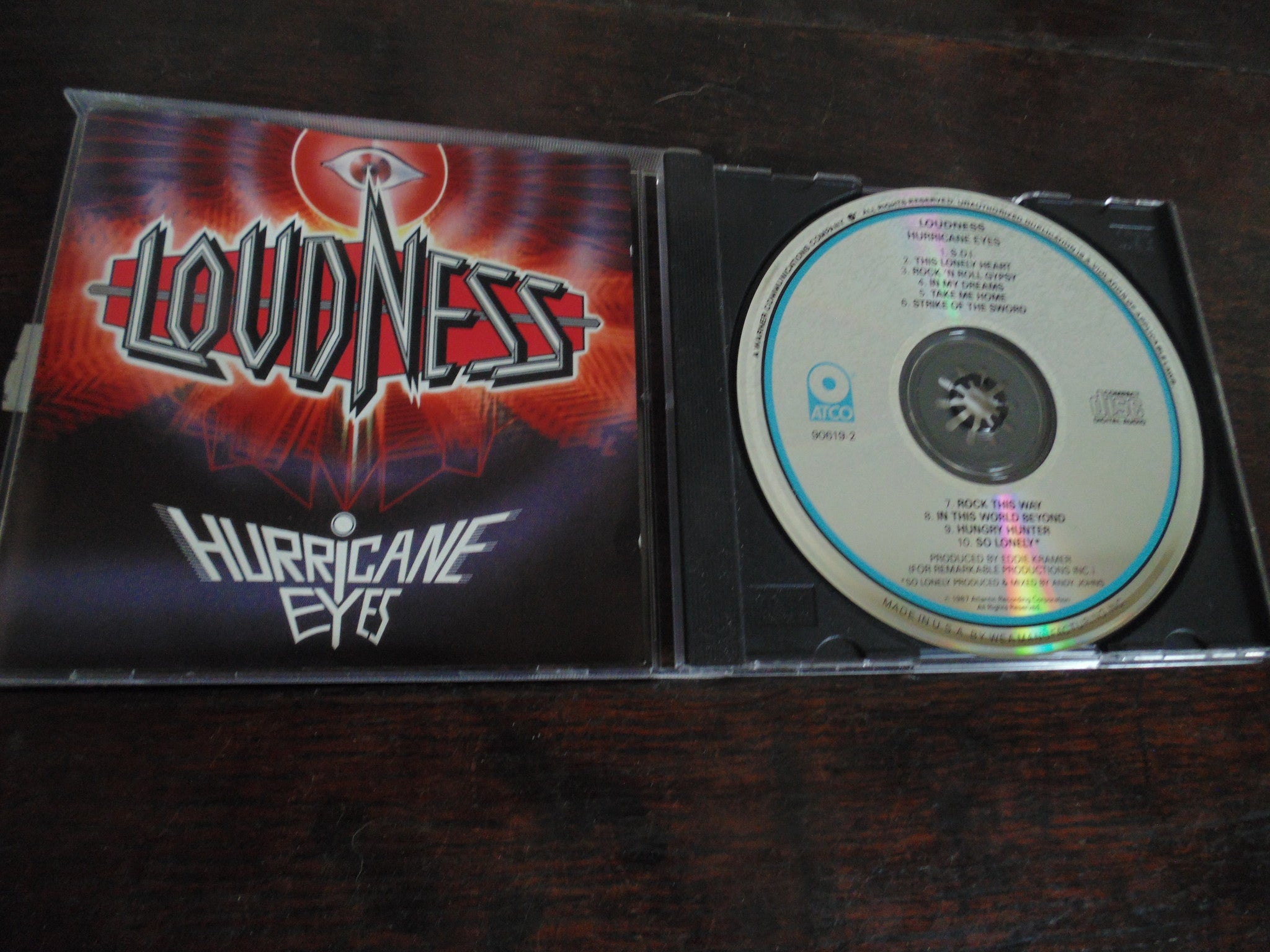 CD/LOUDNESS/HURRICANE EYES 30th ANNIVERSARY LIMITED EDITION (解説歌詞対訳付)【Pアップ Loudness - Hurricane Eyes - Vinyl LP | Köp på Tradera (696590968)