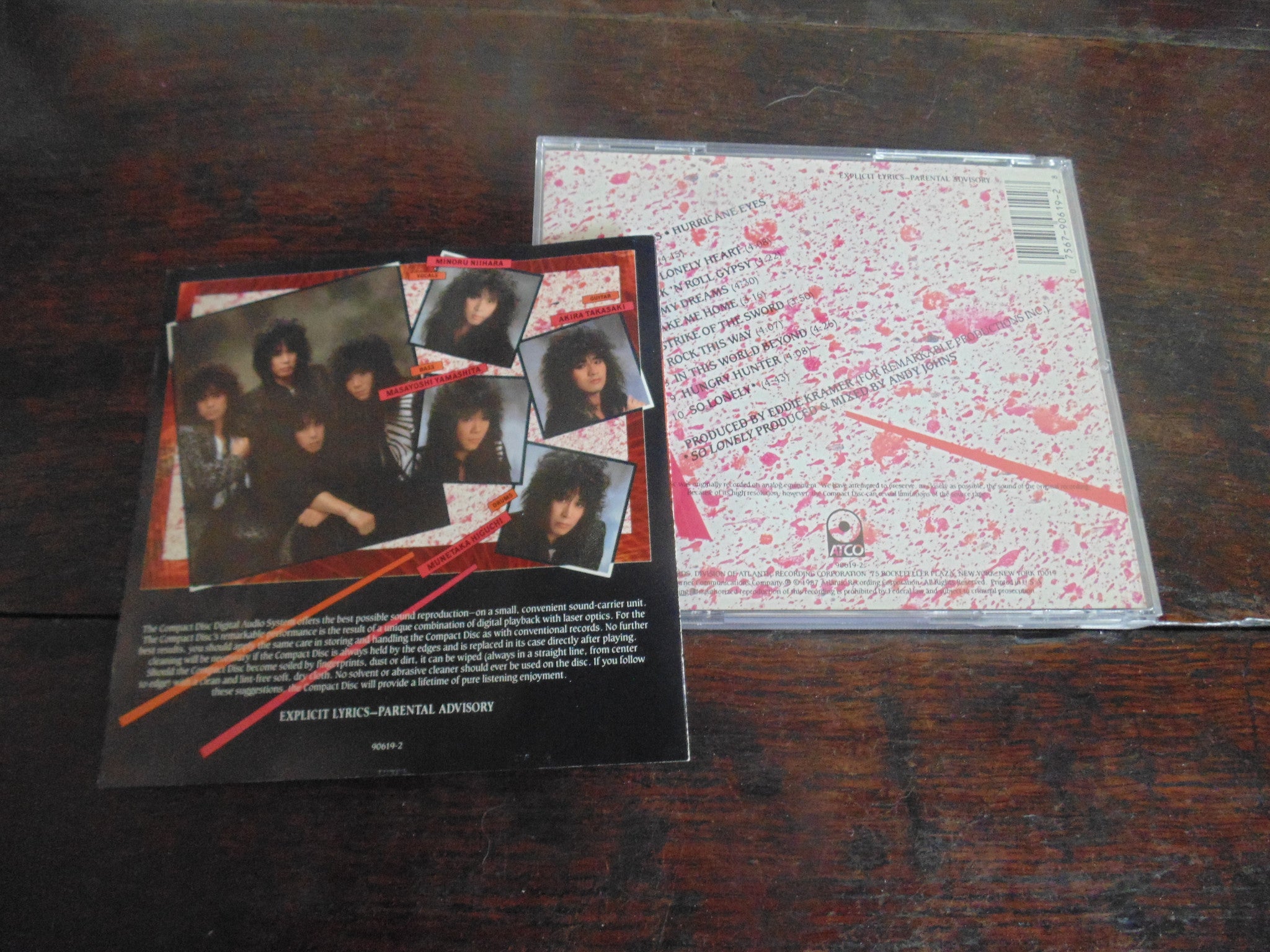 CD/LOUDNESS/HURRICANE EYES 30th ANNIVERSARY LIMITED EDITION (解説歌詞対訳付)【Pアップ Loudness - Hurricane Eyes - Vinyl LP | Köp på Tradera (696590968)