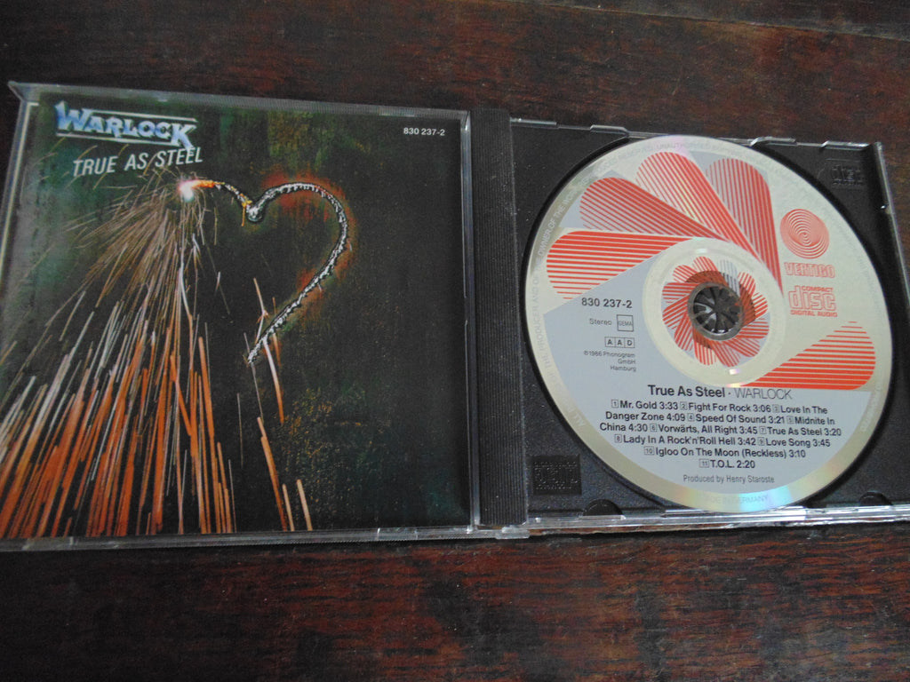 Warlock CD,  True as Steel, Doro Pesch, German Import