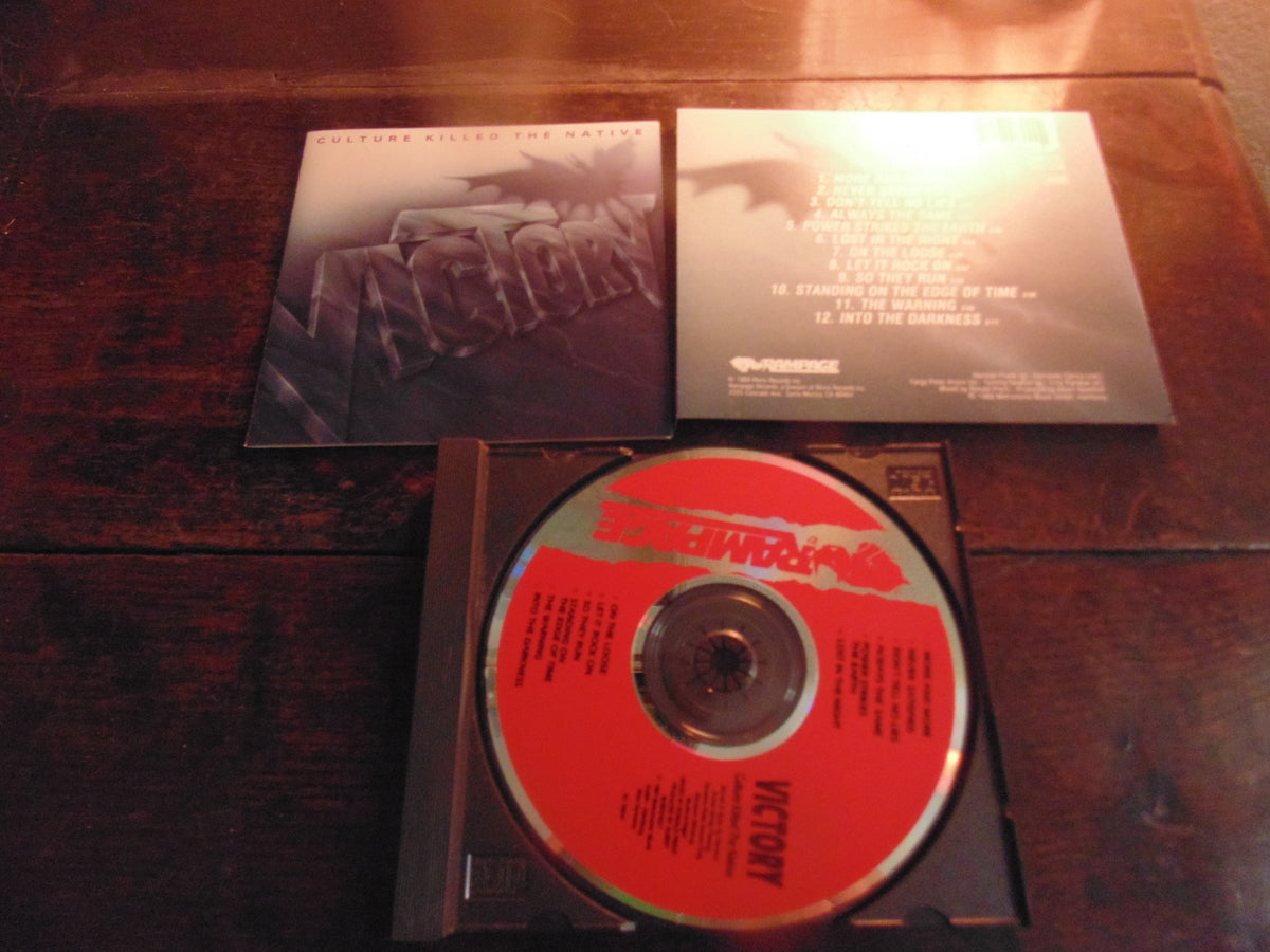 Victory CD, Culture Killed the Native, Accept, Original Pressing