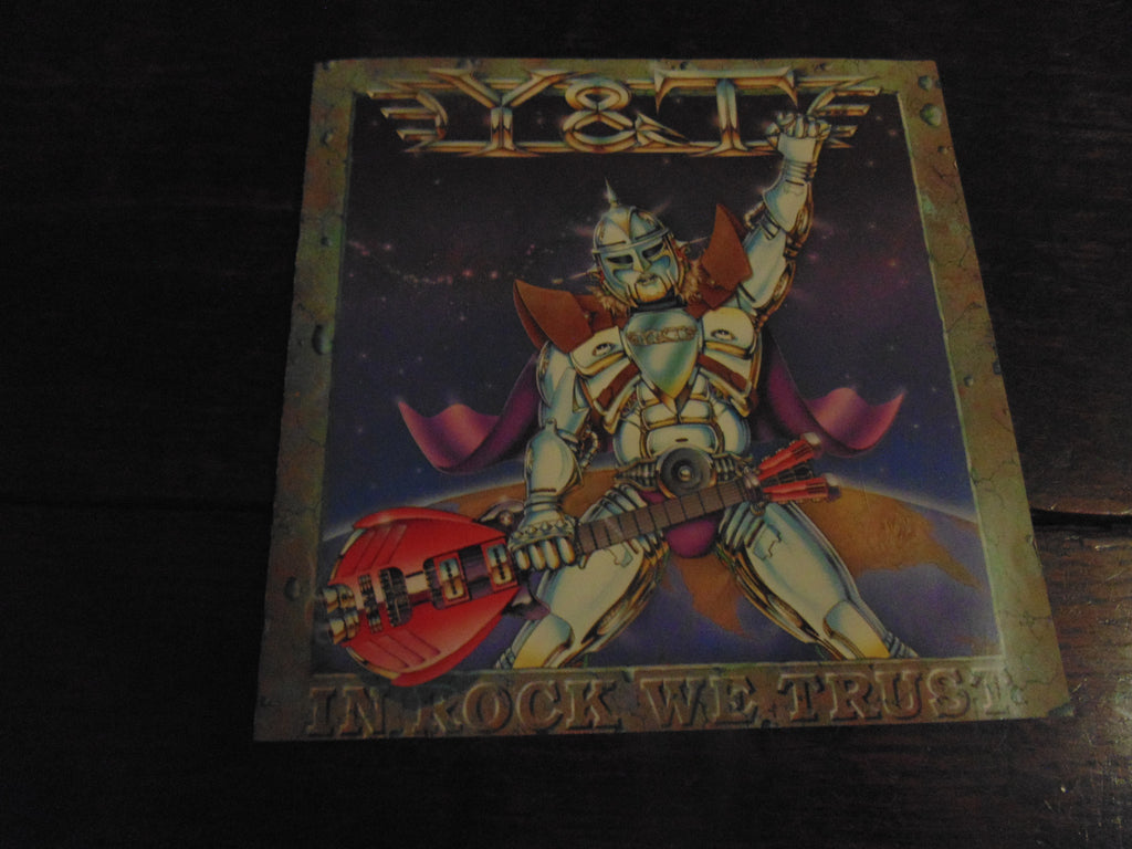 Y&T CD, In Rock We Trust, Original A&M Pressing