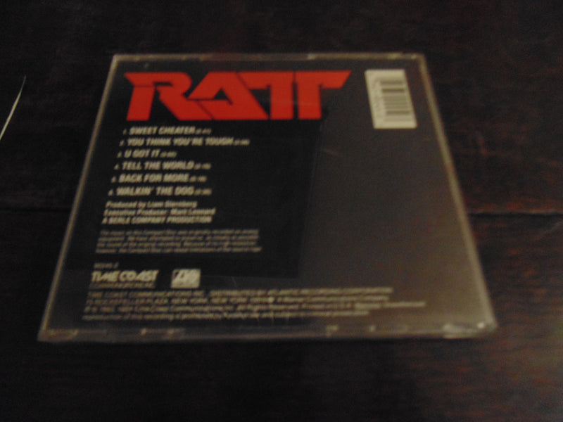 Ratt CD, Self-titled, S/T, Same, Debut Album, Stephen Pearcy, Warren, Autographed