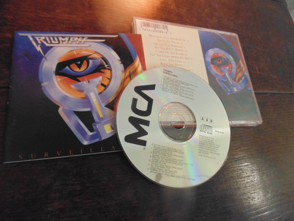 Triumph CD, Surveillance, Original MCA Pressing