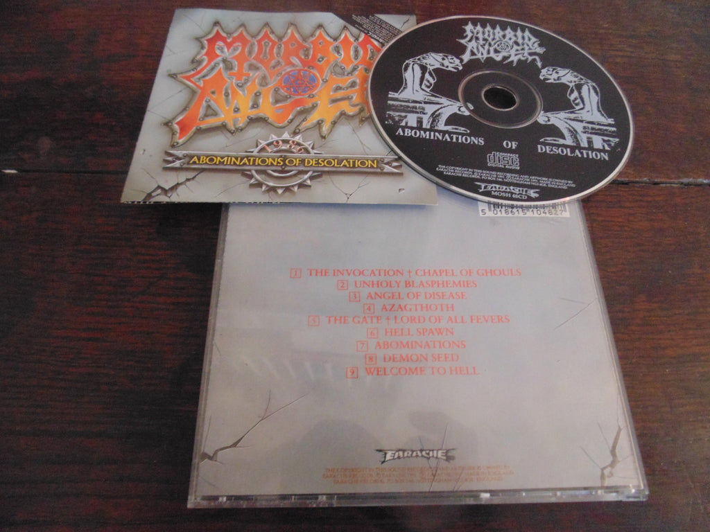 MORBID ANGEL ABOMINATIONS OF DESOLATION CD 1991, Original