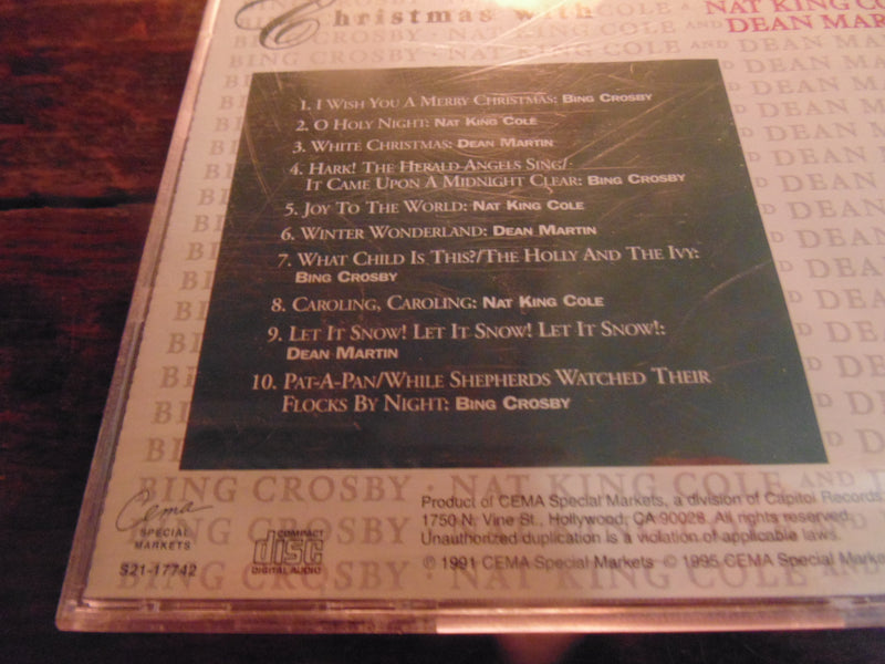 Christmas with Bing Crosby, Nat King Cole, Dean Martin CD