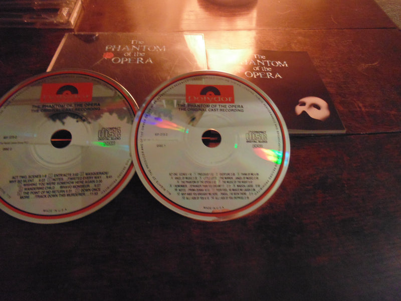 The Phantom of the Opera CD, 2 CD-Set, Original Cast, Old School, Fatbox