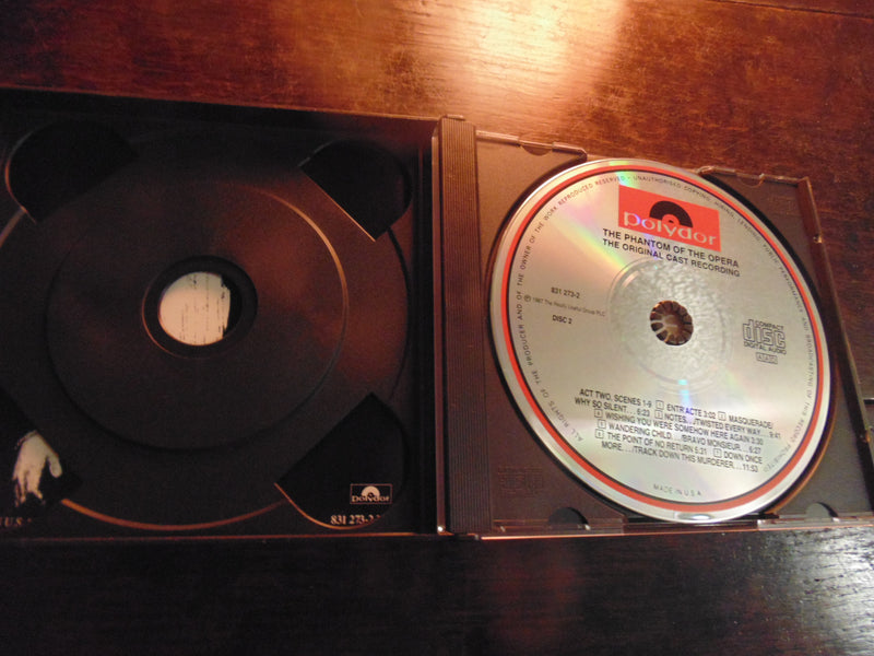 The Phantom of the Opera CD, 2 CD-Set, Original Cast, Old School, Fatbox