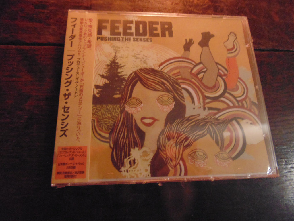 Feeder CD, Pushing the Senses, Japanese Import, Sealed w/ obi strip