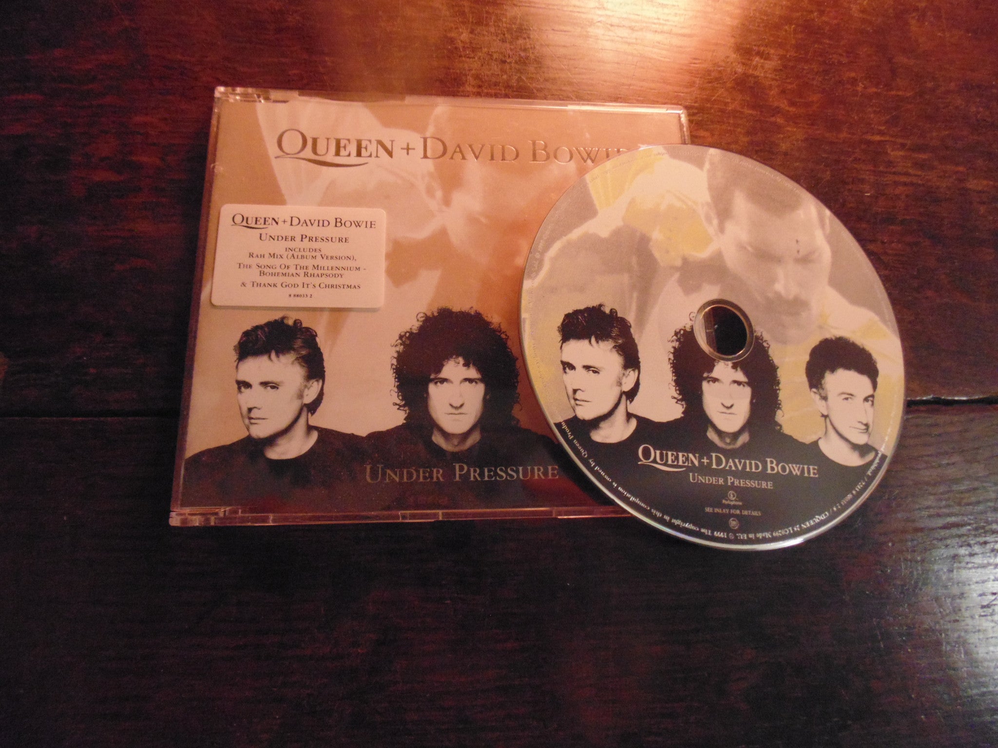 Queen + David Bowie CD Single, Under Pressure, Import – Fibits