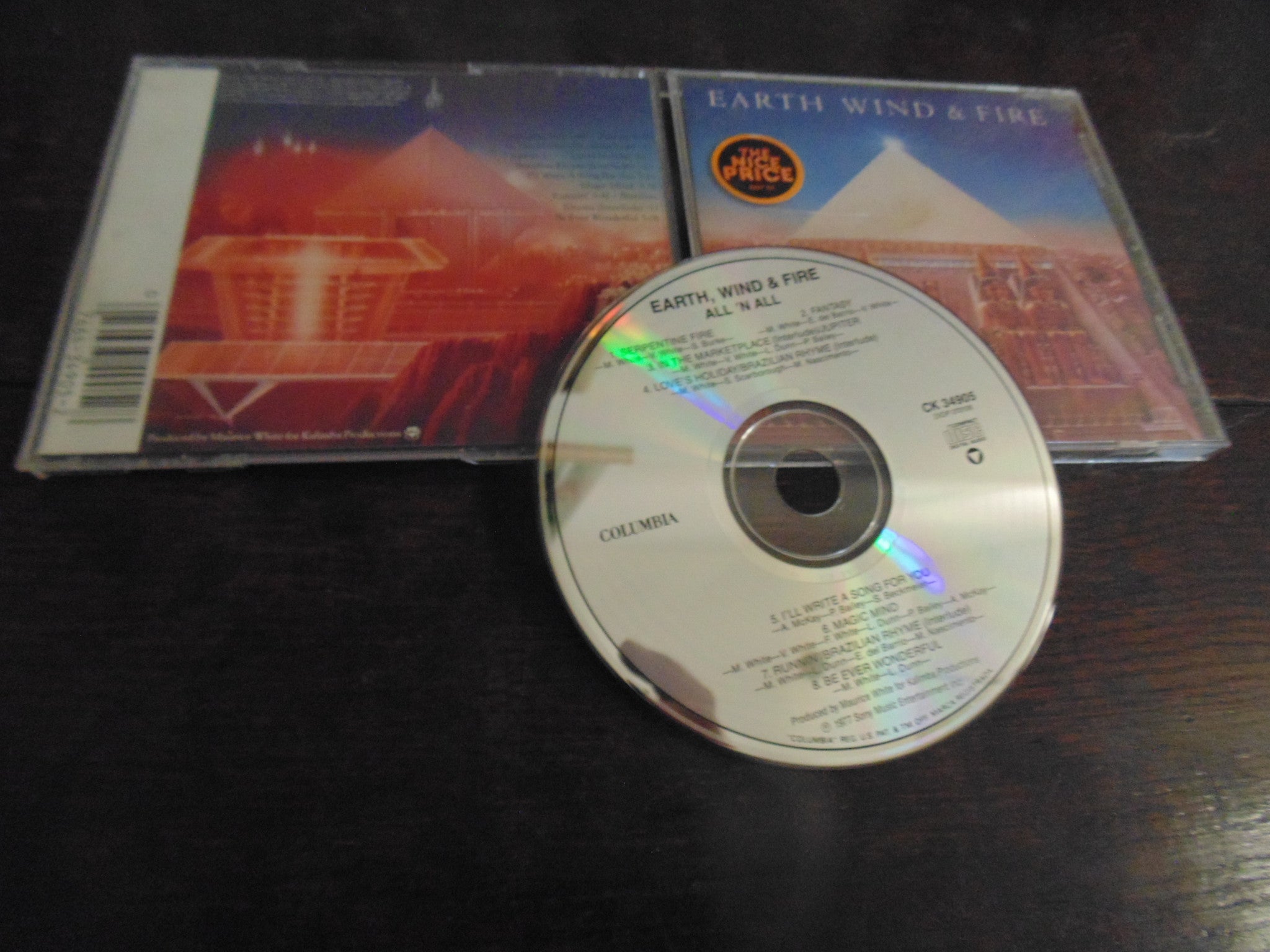 Fire　–　Earth,　Wind　n　CD,　Release　All　All,　Original　Fibits