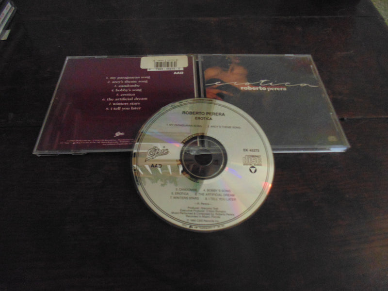 Roberto Perera CD, Erotica, Original Epic Records Pressing