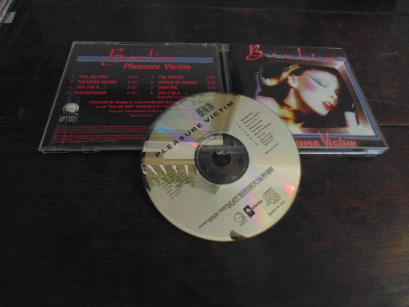 Berlin CD, Pleasure Victim, Original Geffen / Enigma, 1st Pressing