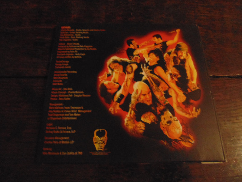 Anthrax CD, Worship Music, digi-case gatefold